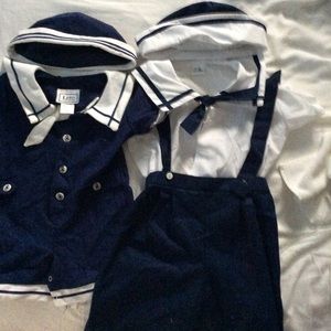 2 SAILOR OUTFITS KIDS! Wedding ring bearers set